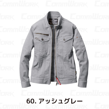 バートル BURTLE 5011 ジャケット コーデュラCOOLデニム クレイジーストレッチ 接触冷感 ダブルジップ 春夏 ユニセックス 作業服 ブルゾン