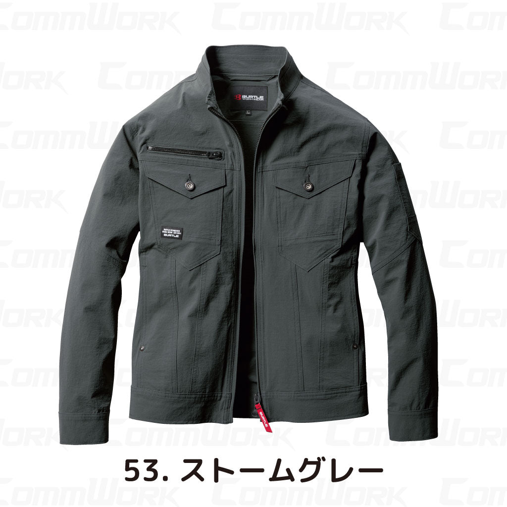 バートル BURTLE 5031 ジャケット コーデュラ4WAYストレッチリップ 接触冷感 吸汗速乾 伸長率30% 春夏 ユニセックス 作業服 ブルゾン
