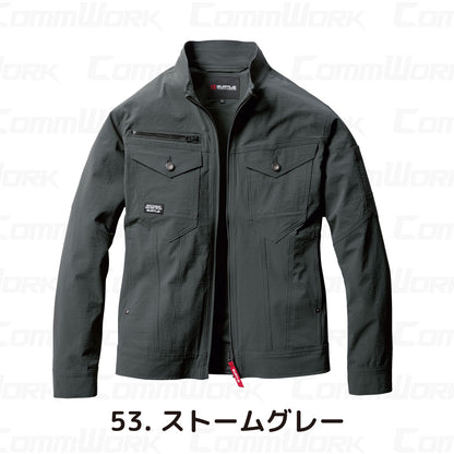 バートル BURTLE 5031 ジャケット コーデュラ4WAYストレッチリップ 接触冷感 吸汗速乾 伸長率30% 春夏 ユニセックス 作業服 ブルゾン