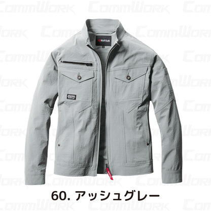バートル BURTLE 5031 ジャケット コーデュラ4WAYストレッチリップ 接触冷感 吸汗速乾 伸長率30% 春夏 ユニセックス 作業服 ブルゾン