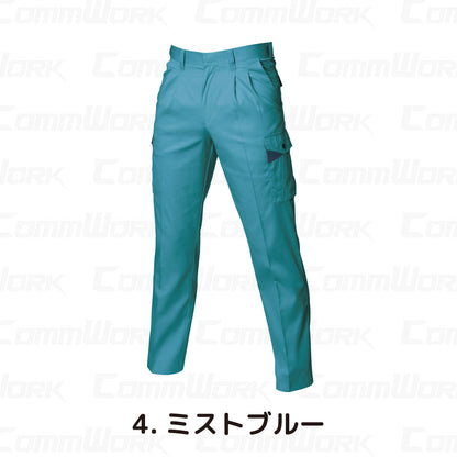 バートル BURTLE 6026 ツータックカーゴパンツ エコライトツイル 日本製素材 製品制電 JIS適合 エコマーク 春夏 メンズ 作業服 ズボン