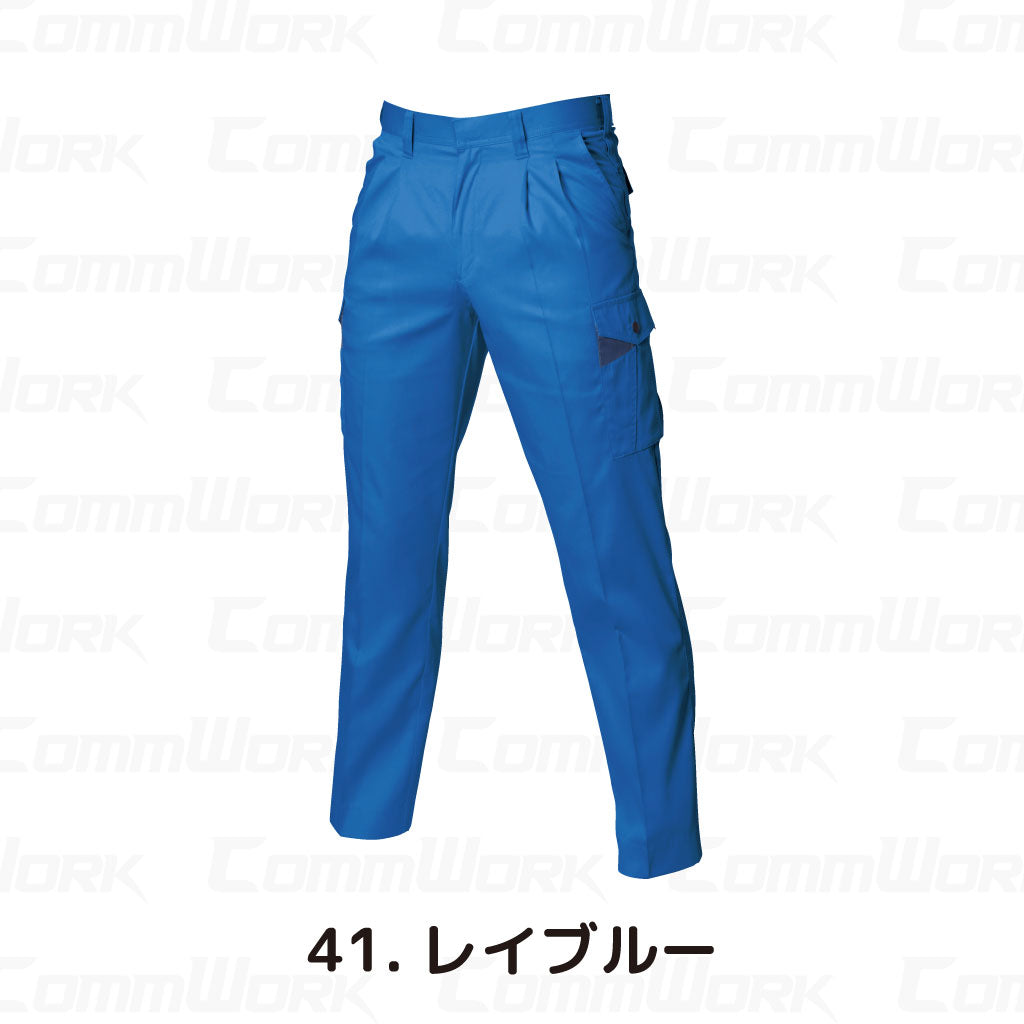 バートル BURTLE 6026 ツータックカーゴパンツ エコライトツイル 日本製素材 製品制電 JIS適合 エコマーク 春夏 メンズ 作業服 ズボン
