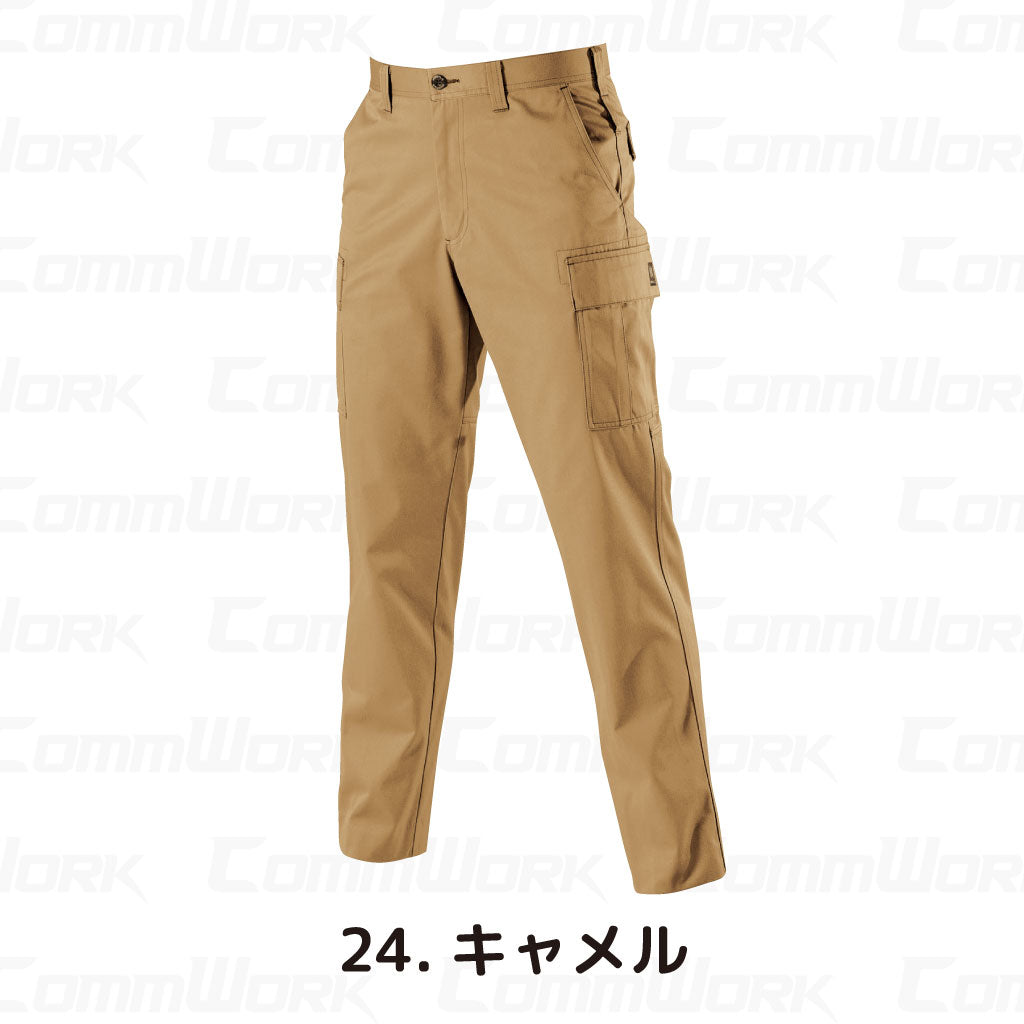 バートル BURTLE 6086 カーゴパンツ T/Cライトツイル 日本製素材 製品制電 JIS適合 春夏 ユニセックス 作業服 ズボン