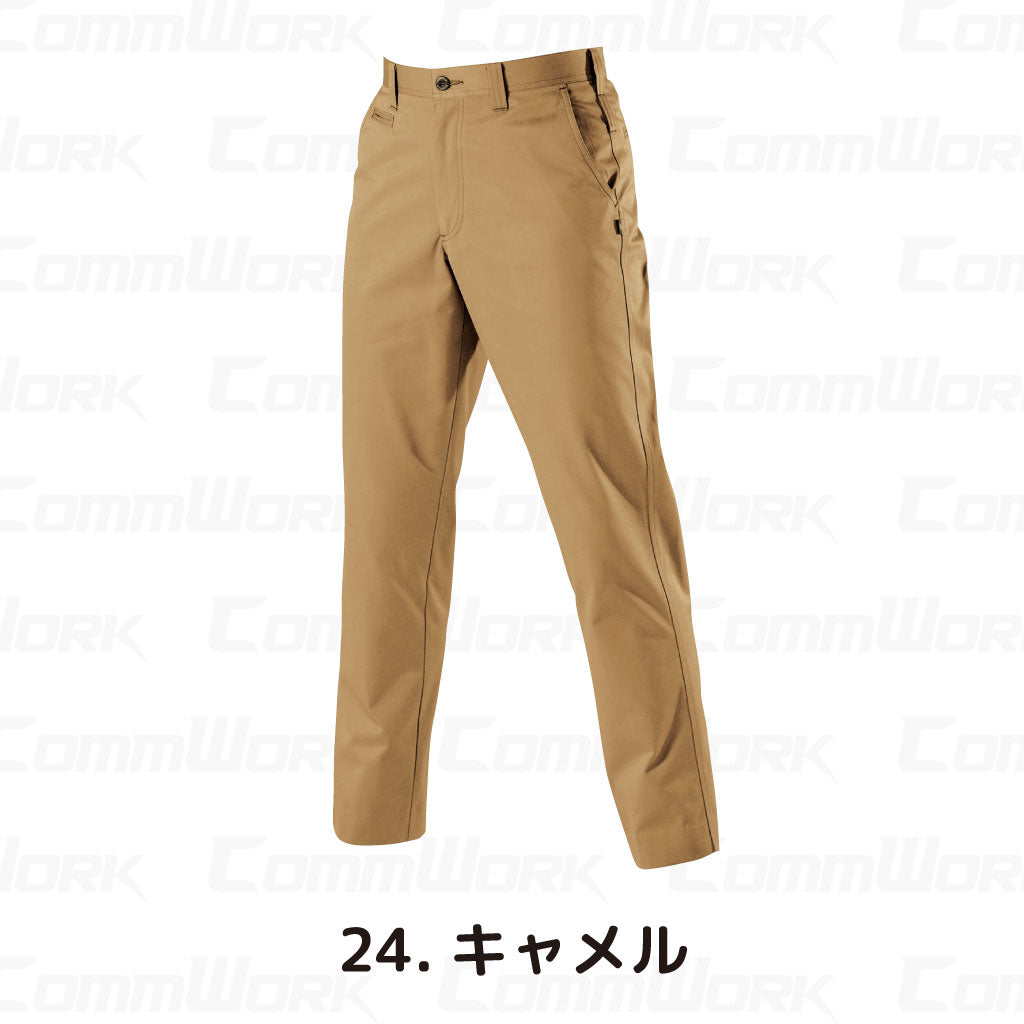 バートル BURTLE 6087 パンツ T/Cライトツイル 日本製素材 製品制電 JIS適合 春夏 ユニセックス 作業服 スラックス ズボン