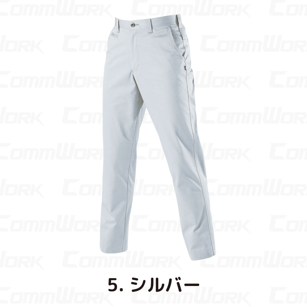 バートル BURTLE 6087 パンツ T/Cライトツイル 日本製素材 製品制電 JIS適合 春夏 ユニセックス 作業服 スラックス ズボン
