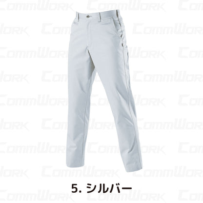 バートル BURTLE 6087 パンツ T/Cライトツイル 日本製素材 製品制電 JIS適合 春夏 ユニセックス 作業服 スラックス ズボン