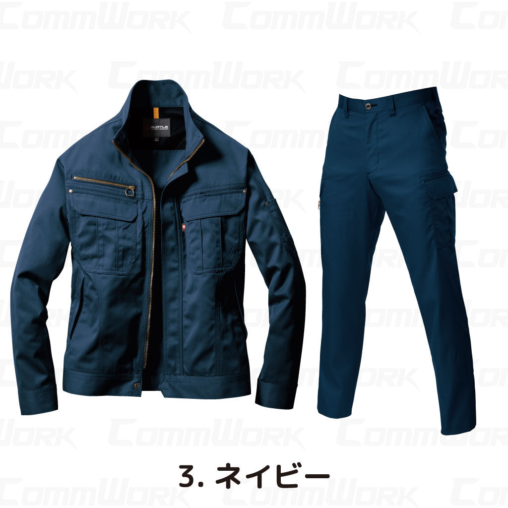バートル BURTLE 春夏作業服 6101＆6106 上下セット ジャケット×カーゴパンツ T/Cライトチノ 日本製素材 45ダイヤカット 製品制電 男女兼用 メンズ レディース
