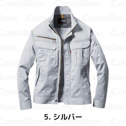バートル BURTLE 6101 ジャケット T/Cライトチノ 日本製素材 45ダイヤカット 製品制電 春夏 ユニセックス 作業服 長袖ブルゾン
