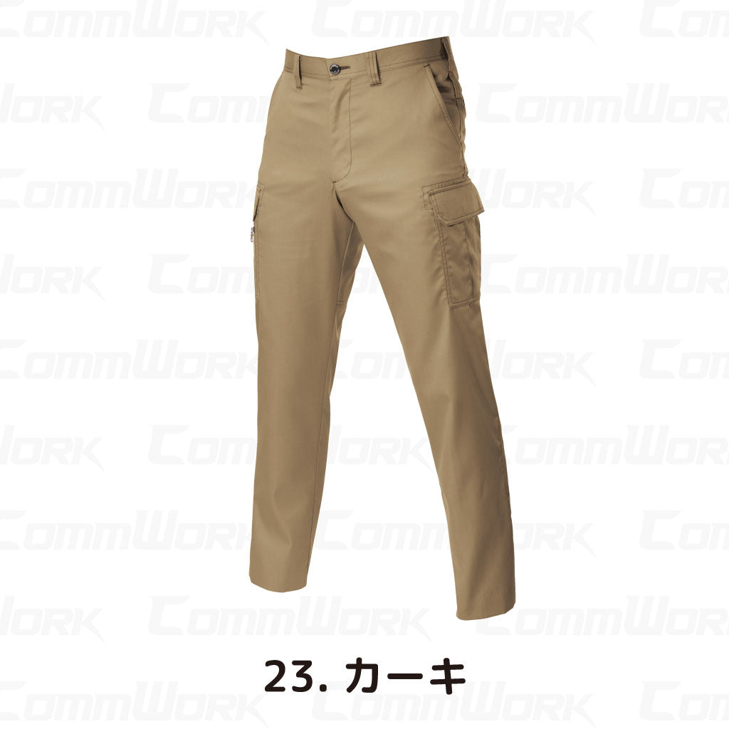 バートル BURTLE 6106 カーゴパンツ T/Cライトチノ 日本製素材 股下ダイヤカット 製品制電 春夏 男女兼用 作業服 ズボン