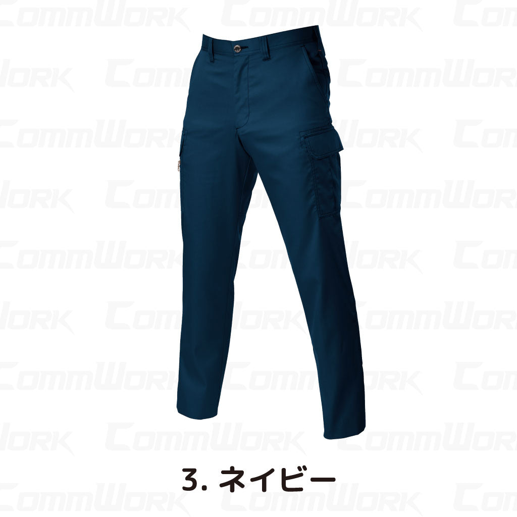 バートル BURTLE 6106 カーゴパンツ T/Cライトチノ 日本製素材 股下ダイヤカット 製品制電 春夏 男女兼用 作業服 ズボン
