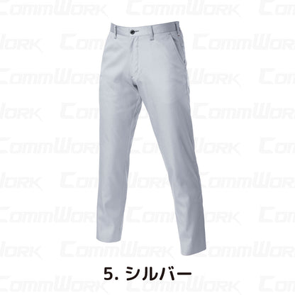 バートル BURTLE 6107 パンツ T/Cライトチノ 日本製素材  製品制電 春夏 男女兼用 作業服 スラックス ズボン