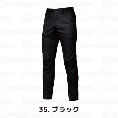 バートル BURTLE 6213 パンツ エコストレッチライトツイル SDGs対応 製品制電 JIS適合 春夏 ユニセックス 作業服 スラックス ズボン