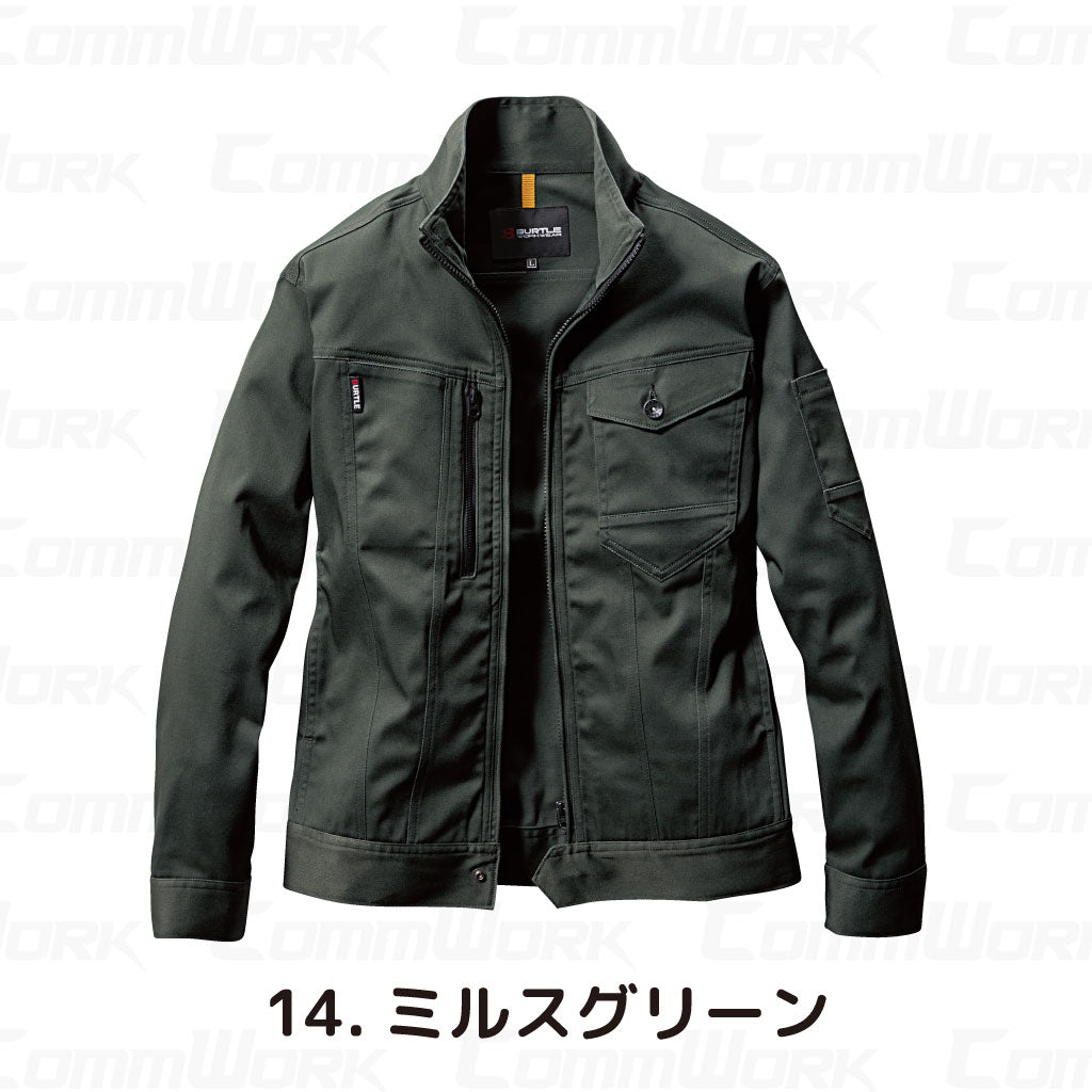バートル BURTLE 671 ジャケット クレイジーストレッチCool T/Cストレッチツイル 伸長率20% 吸汗速乾 スリム ユニセックス 作業服