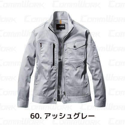 バートル BURTLE 671 ジャケット クレイジーストレッチCool T/Cストレッチツイル 伸長率20% 吸汗速乾 スリム ユニセックス 作業服