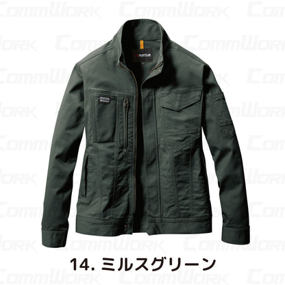 バートル BURTLE 681 ジャケット 綿ストレッチツイル クレイジーストレッチ 伸長率20% 製品洗い加工 防縮  通年 ユニセックス 作業服