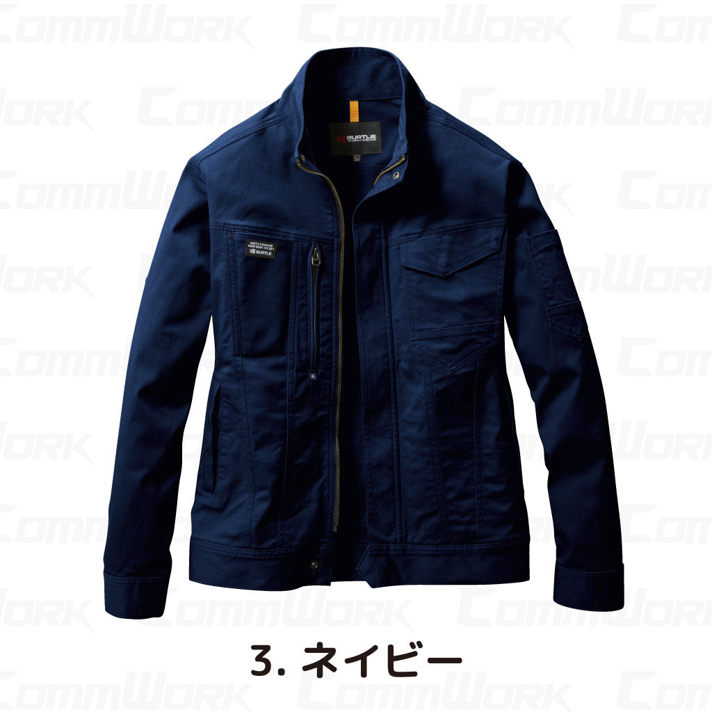 バートル BURTLE 681 ジャケット 綿ストレッチツイル クレイジーストレッチ 伸長率20% 製品洗い加工 防縮  通年 ユニセックス 作業服