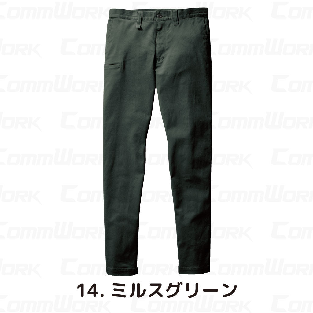 バートル BURTLE 683 パンツ フラットレギュラー  綿ストレッチツイル クレイジーストレッチ 伸長率20% 製品洗い加工  通年 ユニセックス 作業服 ズボン