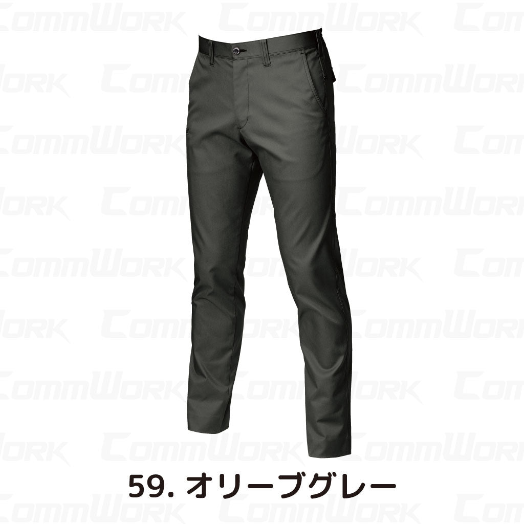 バートル BURTLE 7043 パンツ エコストレッチドビー 日本製素材 吸汗速乾 製品制電 春夏 ユニセックス 作業服 スラックス ズボン