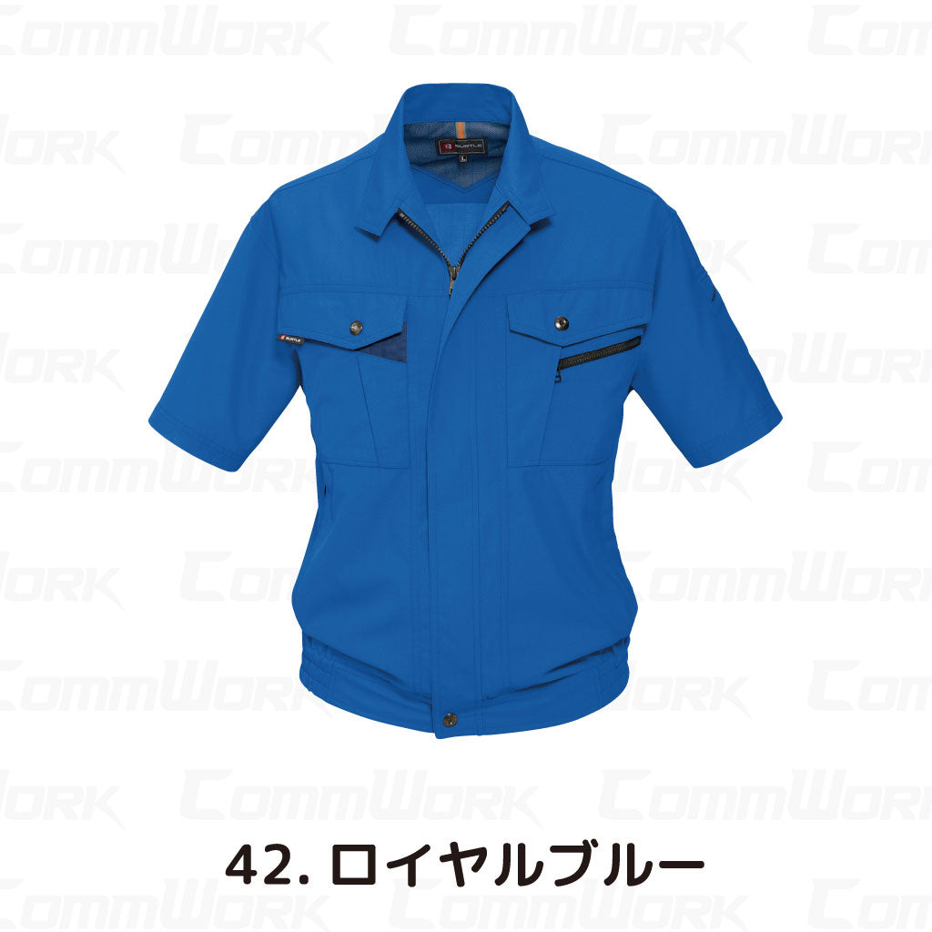 バートル BURTLE 7062 半袖ブルゾン ソフトトロピカル 日本製素材 ボディークーラー 吸汗速乾 防汚 製品制電 春夏 男女兼用 作業服 ジャケット