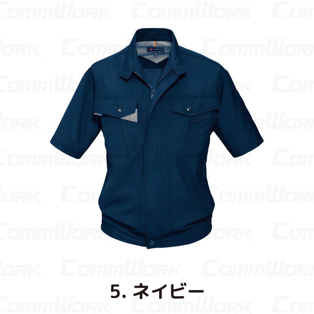 バートル BURTLE 7062 半袖ブルゾン ソフトトロピカル 日本製素材 ボディークーラー 吸汗速乾 防汚 製品制電 春夏 男女兼用 作業服 ジャケット