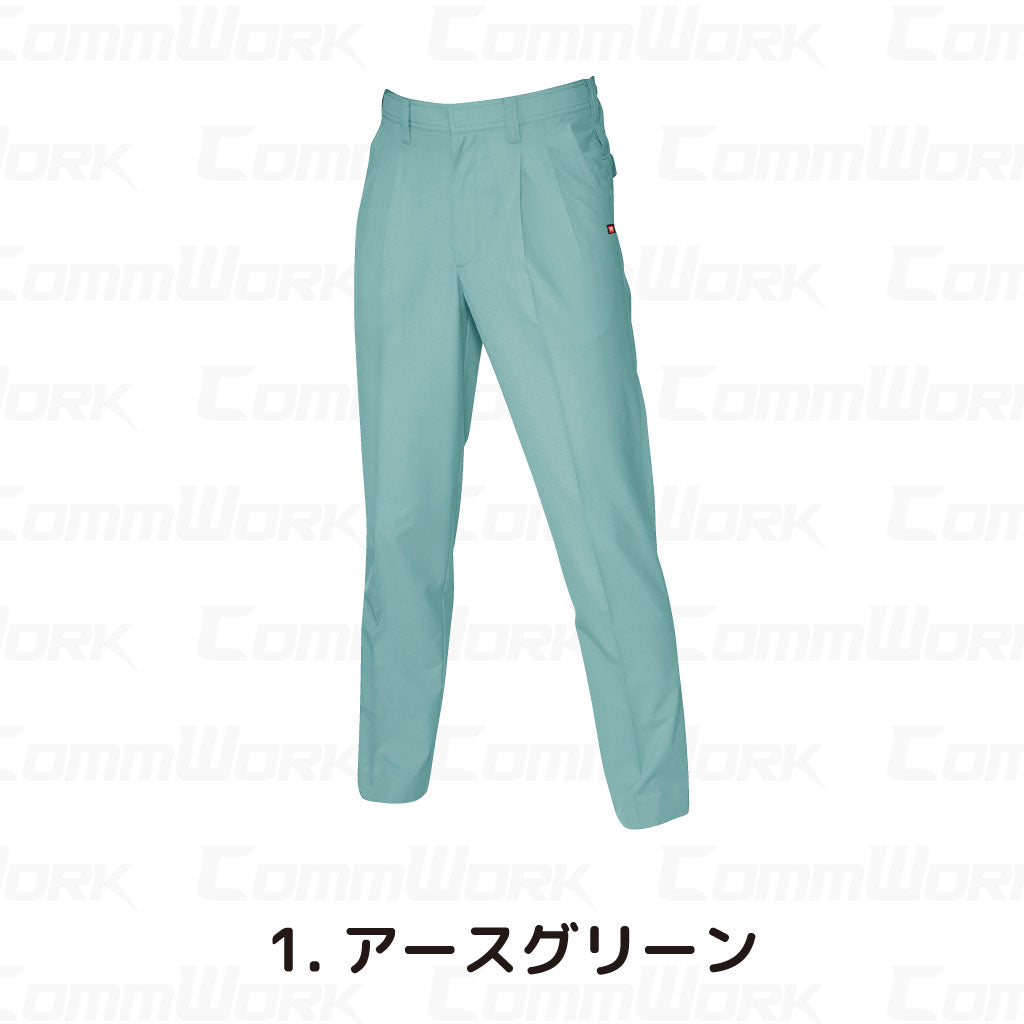 バートル BURTLE 7067 パンツ ソフトトロピカル 日本製素材 吸汗速乾 防汚 製品制電 春夏 男女兼用 作業服 スラックス ズボン