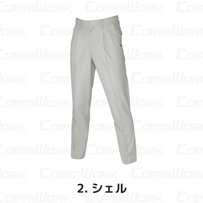 バートル BURTLE 7067 パンツ ソフトトロピカル 日本製素材 吸汗速乾 防汚 製品制電 春夏 男女兼用 作業服 スラックス ズボン