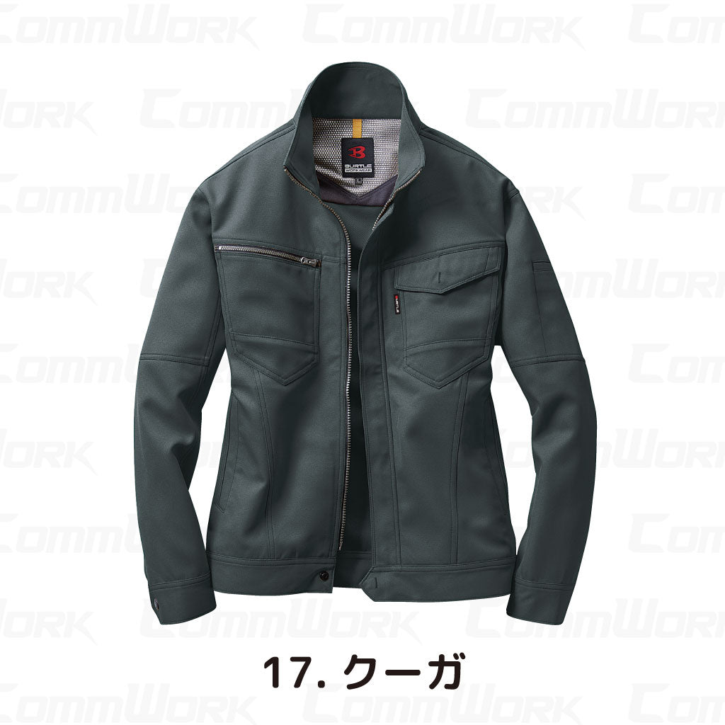 バートル BURTLE 7091 長袖ジャケット ドビークロス 校倉構造 点接触清涼素材 吸汗速乾 製品制電 JIS適合 春夏 男女兼用 作業服 ブルゾン