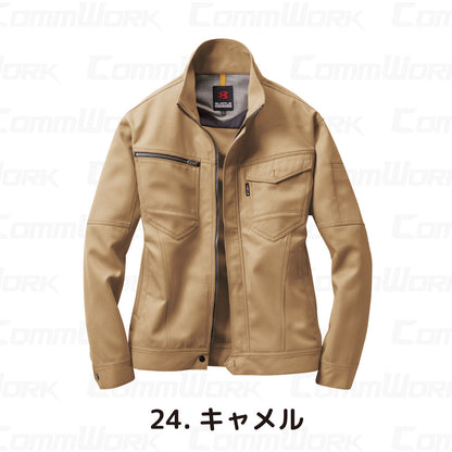 バートル BURTLE 7091 長袖ジャケット ドビークロス 校倉構造 点接触清涼素材 吸汗速乾 製品制電 JIS適合 春夏 男女兼用 作業服 ブルゾン