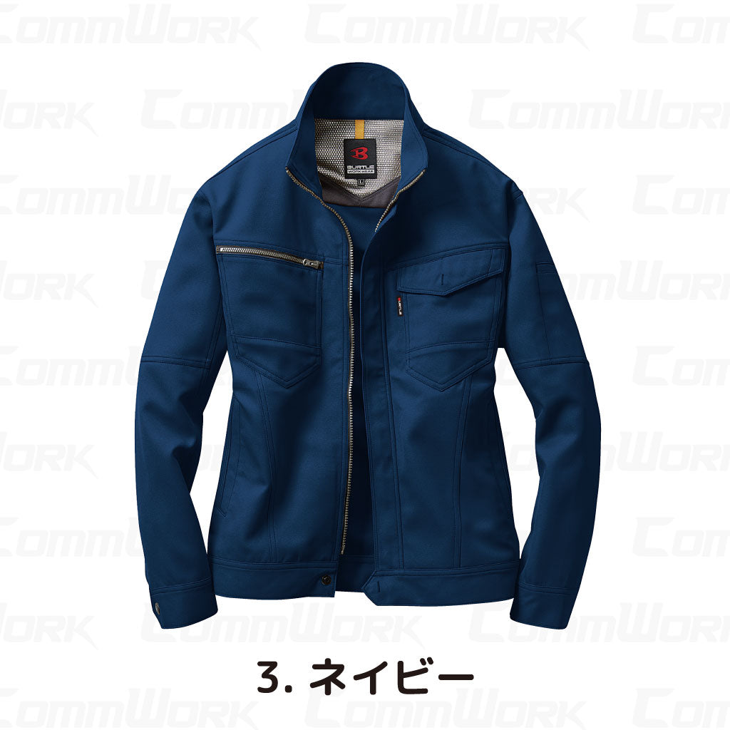 バートル BURTLE 7091 長袖ジャケット ドビークロス 校倉構造 点接触清涼素材 吸汗速乾 製品制電 JIS適合 春夏 男女兼用 作業服 ブルゾン