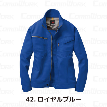 バートル BURTLE 7091 長袖ジャケット ドビークロス 校倉構造 点接触清涼素材 吸汗速乾 製品制電 JIS適合 春夏 男女兼用 作業服 ブルゾン