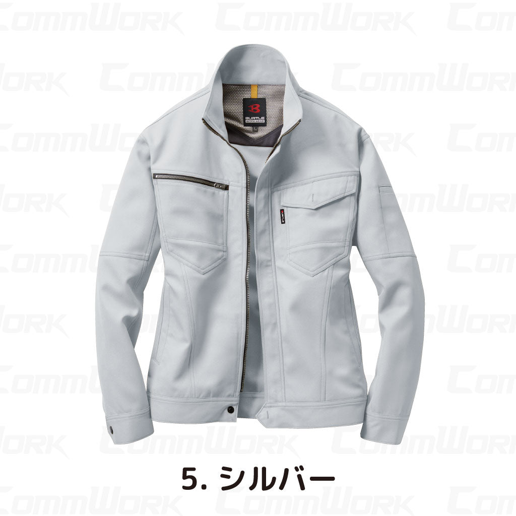 バートル BURTLE 7091 長袖ジャケット ドビークロス 校倉構造 点接触清涼素材 吸汗速乾 製品制電 JIS適合 春夏 男女兼用 作業服 ブルゾン