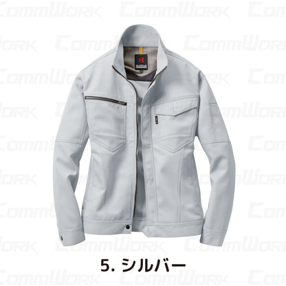 バートル BURTLE 7091 長袖ジャケット ドビークロス 校倉構造 点接触清涼素材 吸汗速乾 製品制電 JIS適合 春夏 男女兼用 作業服 ブルゾン