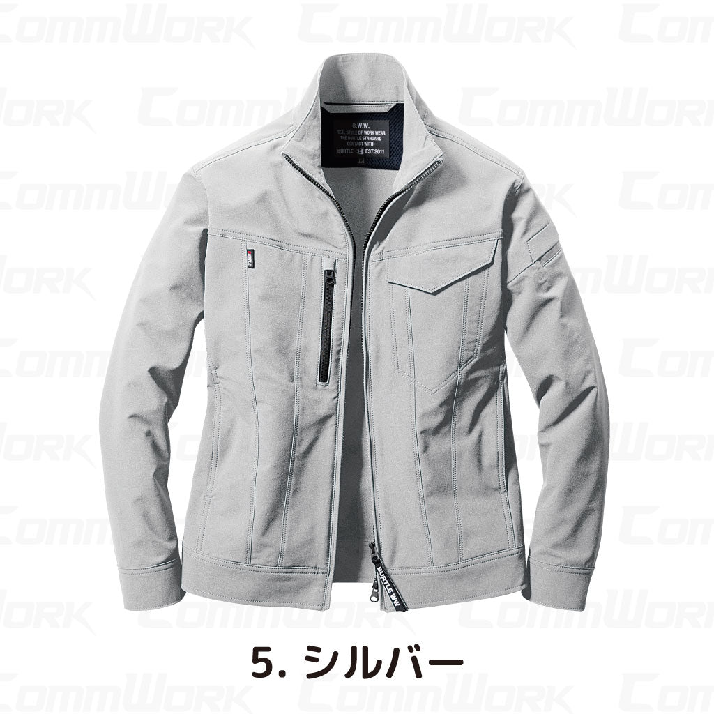 バートル BURTLE 9511 ジャケット エアーライト 4WAYストレッチ 吸水速乾 製品制電 JIS適合 春夏 男女兼用 作業服 ブルゾン
