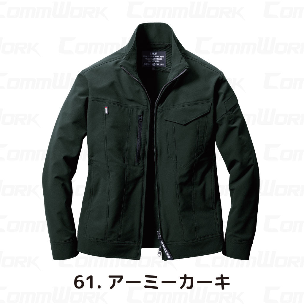バートル BURTLE 9511 ジャケット エアーライト 4WAYストレッチ 吸水速乾 製品制電 JIS適合 春夏 男女兼用 作業服 ブルゾン