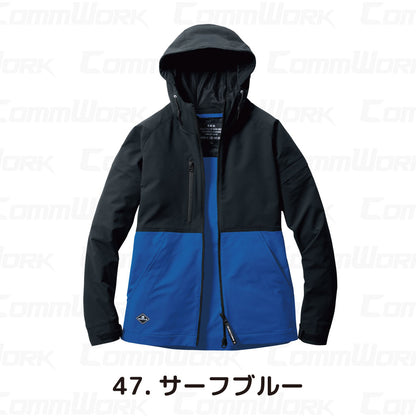 バートル BURTLE 9515 フーディ エアーライト 4WAYストレッチ 吸水速乾 製品制電 JIS適合 春夏 男女兼用 作業服 パーカー ジャケット