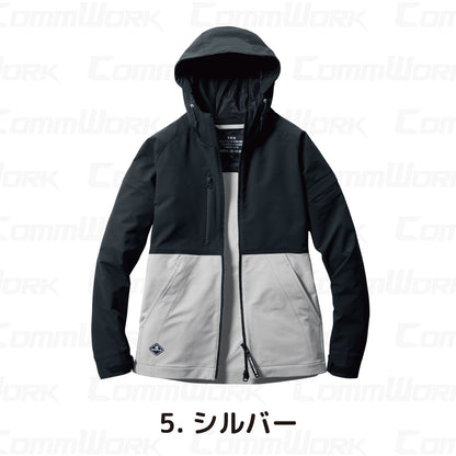 バートル BURTLE 9515 フーディ エアーライト 4WAYストレッチ 吸水速乾 製品制電 JIS適合 春夏 男女兼用 作業服 パーカー ジャケット