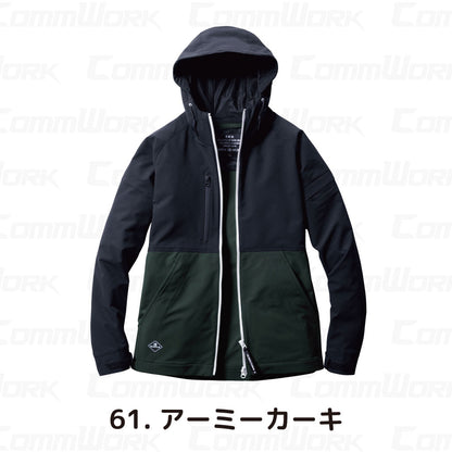 バートル BURTLE 9515 フーディ エアーライト 4WAYストレッチ 吸水速乾 製品制電 JIS適合 春夏 男女兼用 作業服 パーカー ジャケット
