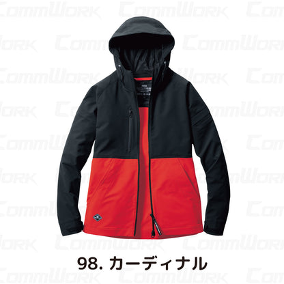 バートル BURTLE 9515 フーディ エアーライト 4WAYストレッチ 吸水速乾 製品制電 JIS適合 春夏 男女兼用 作業服 パーカー ジャケット