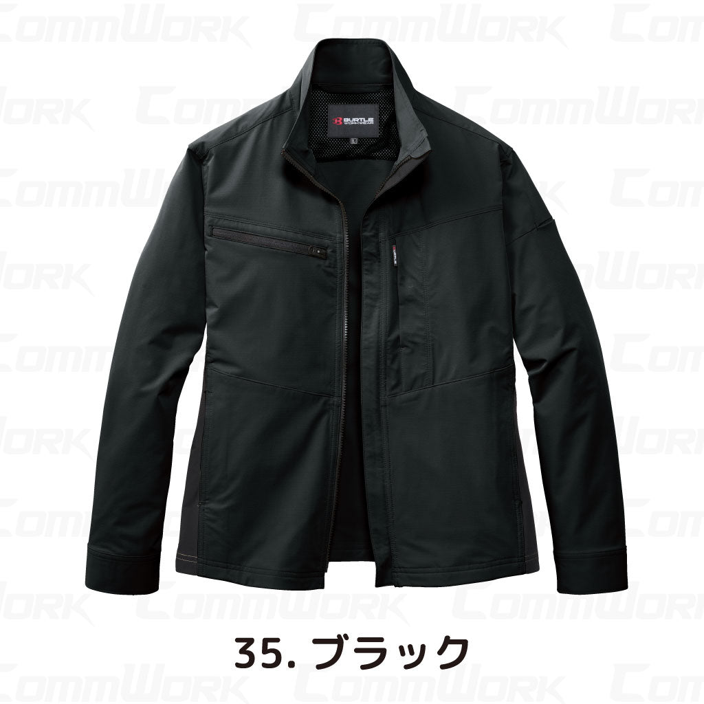バートル BURTLE 9701 ジャケット エコ4WAYストレッチ ソロテックス SOLOTEX 吸汗速乾 製品制電 JIS適合 春夏 男女兼用 作業服 ブルゾン
