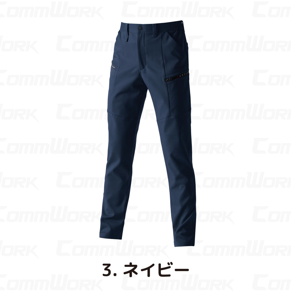 バートル BURTLE 9702 カーゴパンツ エコ4WAYストレッチ ソロテックス SOLOTEX 吸汗速乾 製品制電 JIS適合 春夏 男女兼用 作業服 ズボン