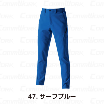バートル BURTLE 9703 パンツ エコ4WAYストレッチ ソロテックス SOLOTEX 吸汗速乾 製品制電 JIS適合 春夏 男女兼用 作業服 スラックス ズボン