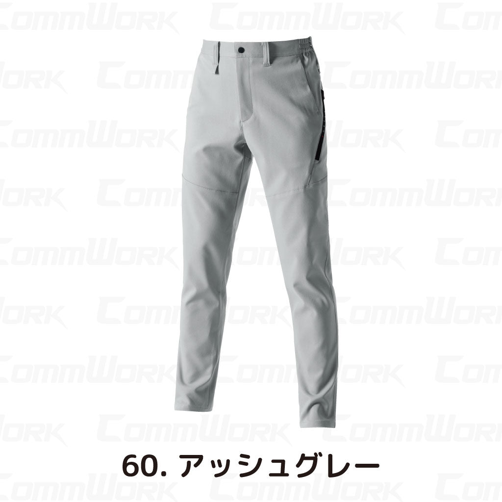バートル BURTLE 9703 パンツ エコ4WAYストレッチ ソロテックス SOLOTEX 吸汗速乾 製品制電 JIS適合 春夏 男女兼用 作業服 スラックス ズボン