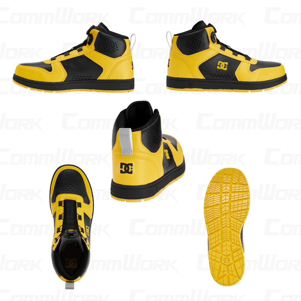 DC WORKCREW 安全靴 PHACTOR HI DL ダイヤル式 ハイカット プロテクティブスニーカー ワークシューズ メンズ DC SHOES