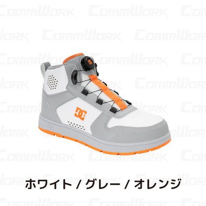 DC WORKCREW 安全靴 PHACTOR HI DL ダイヤル式 ハイカット プロテクティブスニーカー ワークシューズ メンズ DC SHOES