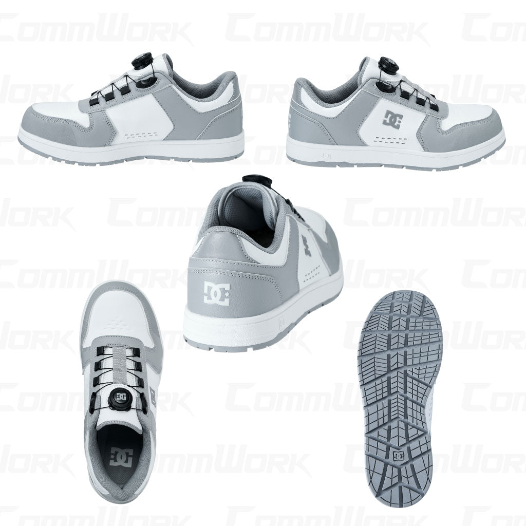 DC WORKCREW 安全靴 PHACTOR DL ダイヤル式 ローカット JSAA A種認定 プロテクティブスニーカー ワークシューズ メンズ DC SHOES