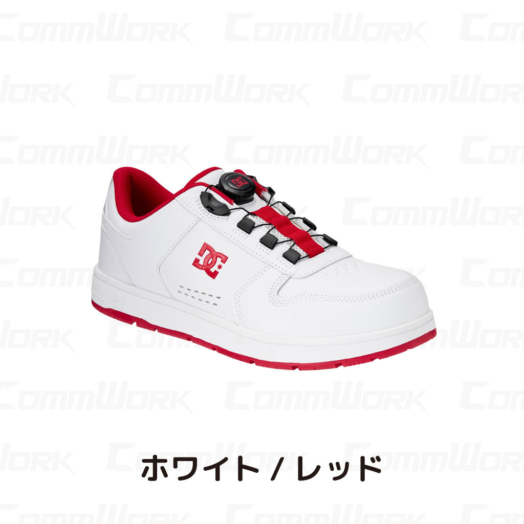DC WORKCREW 安全靴 PHACTOR DL ダイヤル式 ローカット JSAA A種認定 プロテクティブスニーカー ワークシューズ メンズ DC SHOES