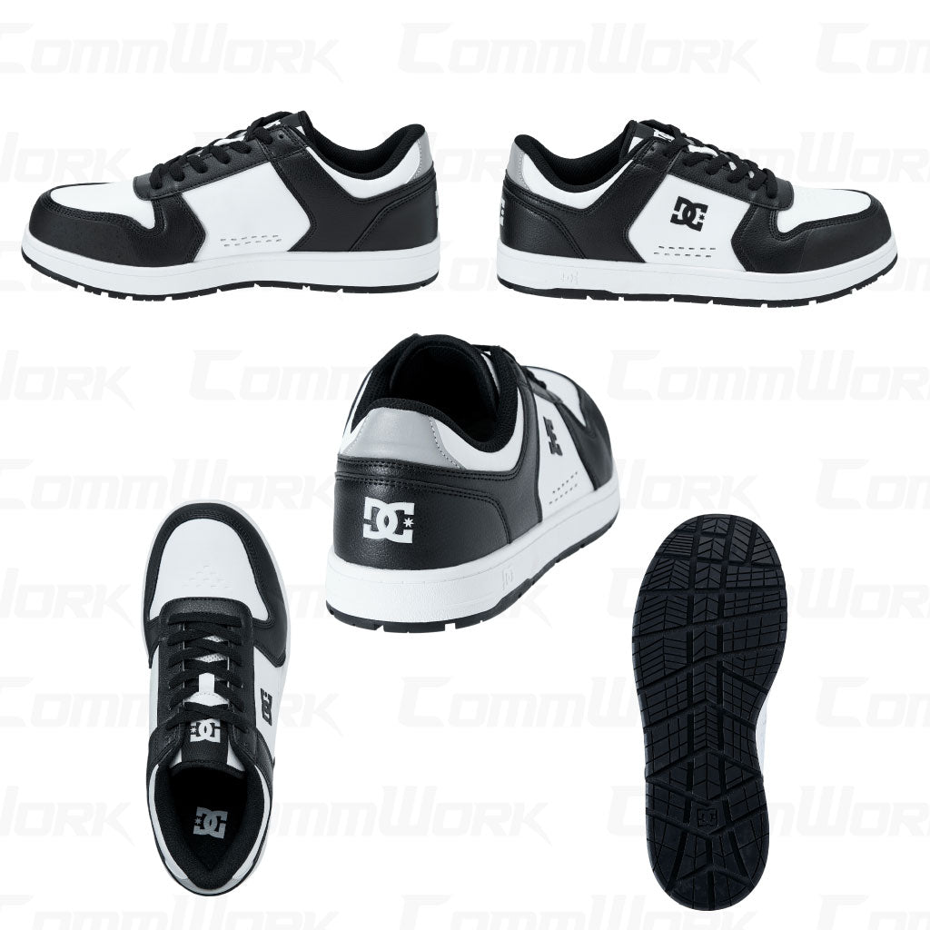 DC WORKCREW 安全靴 PHACTOR LC 紐タイプ ローカット JSAA A種認定 プロテクティブスニーカー ワークシューズ メンズ DC SHOES