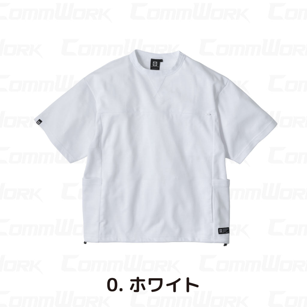 コーコス GLADIATOR G-107 フェイスコットンDRY 5ポケット半袖Tシャツ ルーズシルエット  接触冷感 吸汗速乾 UVカット
