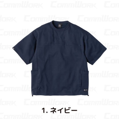 コーコス GLADIATOR G-107 フェイスコットンDRY 5ポケット半袖Tシャツ ルーズシルエット  接触冷感 吸汗速乾 UVカット