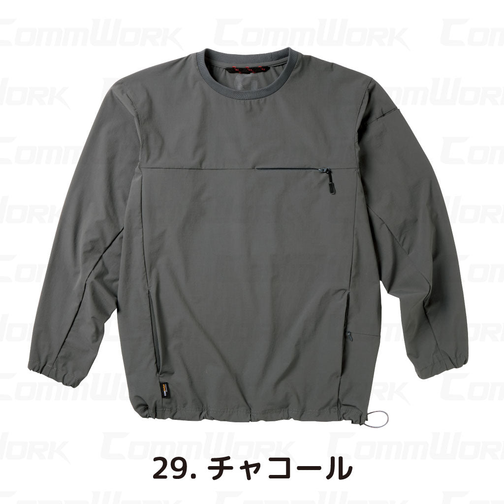 グランシスコ GC-A067 プルオーバー コーデュラストレッチ 高耐久 CORDURA 4-WAYストレッチ ドライ 撥水 収納充実 作業服 作業着 タカヤ商事